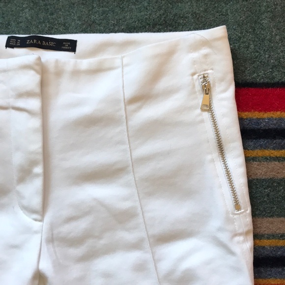 Zara Pants - ZARA BASIC WHITE PANTS